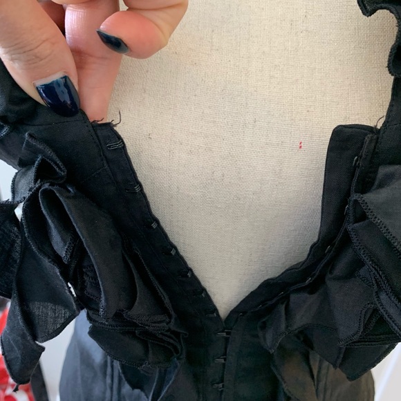 🖤ANNE FONTAINE CORSET BONE HALTER TOP🖤 - Picture 3 of 5